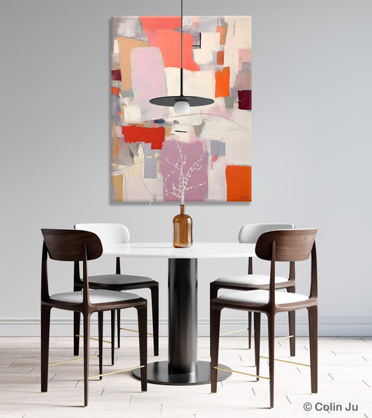 Contemporary Acrylic Painting on Canvas, Large Wall Art Painting for Bedroom, Original Canvas Art, Oversized Modern Abstract Wall Paintings-ArtWorkCrafts.com