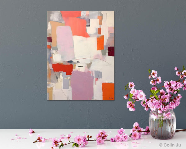 Contemporary Acrylic Painting on Canvas, Large Wall Art Painting for Bedroom, Original Canvas Art, Oversized Modern Abstract Wall Paintings-ArtWorkCrafts.com