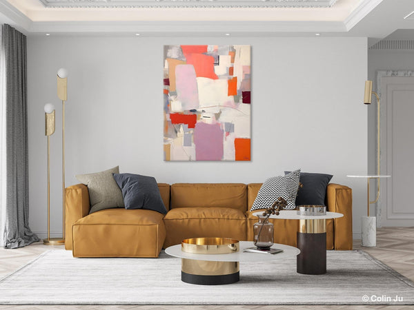 Contemporary Acrylic Painting on Canvas, Large Wall Art Painting for Bedroom, Original Canvas Art, Oversized Modern Abstract Wall Paintings-ArtWorkCrafts.com
