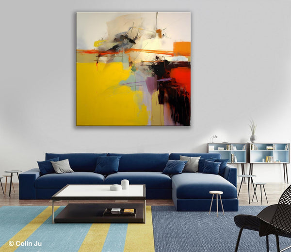 Modern Canvas Art Paintings, Contemporary Canvas Art, Original Modern Wall Art, Modern Acrylic Artwork, Large Abstract Paintings for Bedroom-ArtWorkCrafts.com