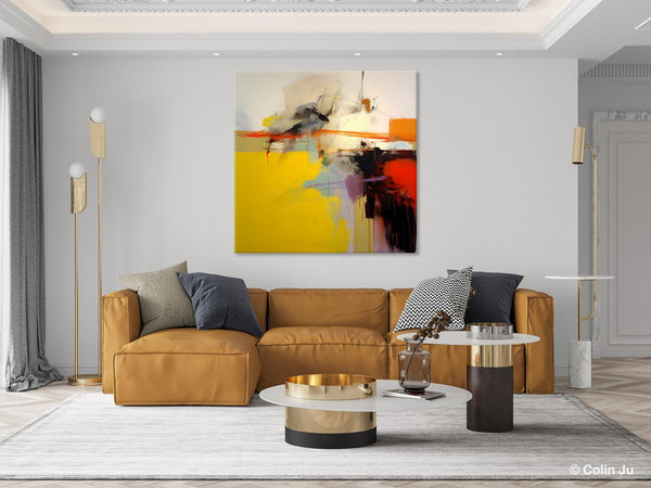 Modern Canvas Art Paintings, Contemporary Canvas Art, Original Modern Wall Art, Modern Acrylic Artwork, Large Abstract Paintings for Bedroom-ArtWorkCrafts.com