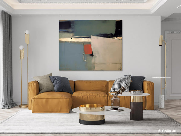 Huge Abstract Painting for Bedroom, Large Original Abstract Wall Art, Oversized Contemporary Acrylic Paintings, Abstract Paintings on Canvas-ArtWorkCrafts.com