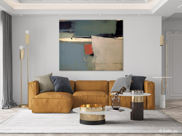 Huge Abstract Painting for Bedroom, Large Original Abstract Wall Art, Oversized Contemporary Acrylic Paintings, Abstract Paintings on Canvas-ArtWorkCrafts.com