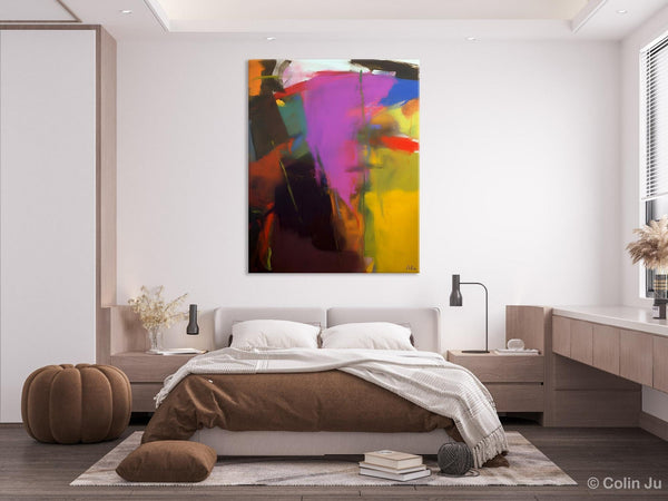 Large Original Abstract Wall Art, Contemporary Acrylic Paintings, Extra Large Abstract Painting for Dining Room, Abstract Painting on Canvas-ArtWorkCrafts.com