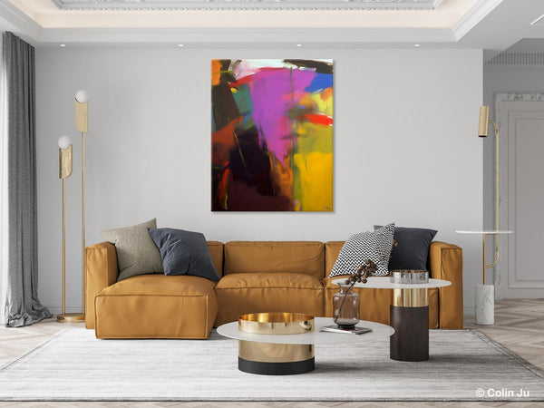 Large Original Abstract Wall Art, Contemporary Acrylic Paintings, Extra Large Abstract Painting for Dining Room, Abstract Painting on Canvas-ArtWorkCrafts.com