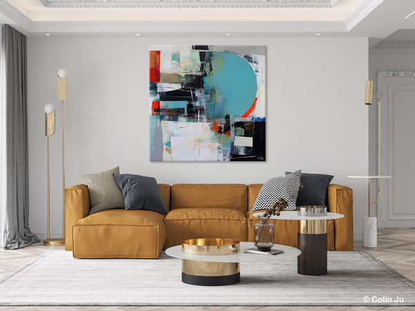 Modern Acrylic Artwork, Original Modern Paintings, Contemporary Canvas Art for Bedroom, Heavy Texture Canvas Art, Large Abstract Paintings-ArtWorkCrafts.com