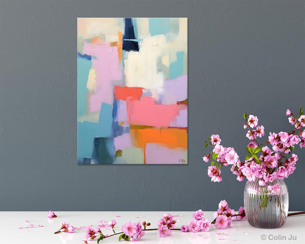 Contemporary Paintings on Canvas, Large Wall Art Painting for Dining Room, Original Abstract Wall Art, Oversized Abstract Wall Art Paintings-ArtWorkCrafts.com