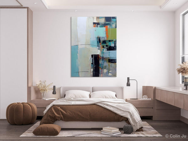 Abstract Wall Paintings, Large Contemporary Wall Art, Extra Large Paintings for Bedroom, Hand Painted Canvas Art, Original Modern Painting-ArtWorkCrafts.com