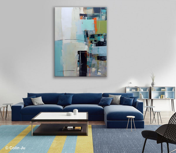 Abstract Wall Paintings, Large Contemporary Wall Art, Extra Large Paintings for Bedroom, Hand Painted Canvas Art, Original Modern Painting-ArtWorkCrafts.com