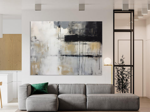 Hand Painted Original Canvas Art, Contemporary Acrylic Paintings, Large Wall Art Painting for Bedroom, Oversized Modern Abstract Paintings-ArtWorkCrafts.com