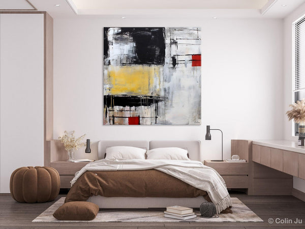 Original Modern Acrylic Artwork, Extra Large Abstract Paintings for Dining Room, Modern Canvas Art Paintings, Abstract Wall Art for Bedroom-ArtWorkCrafts.com