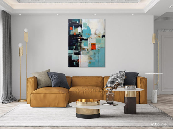 Contemporary Acrylic Painting on Canvas, Large Wall Art Painting for Bedroom, Original Canvas Art, Oversized Modern Abstract Wall Paintings-ArtWorkCrafts.com