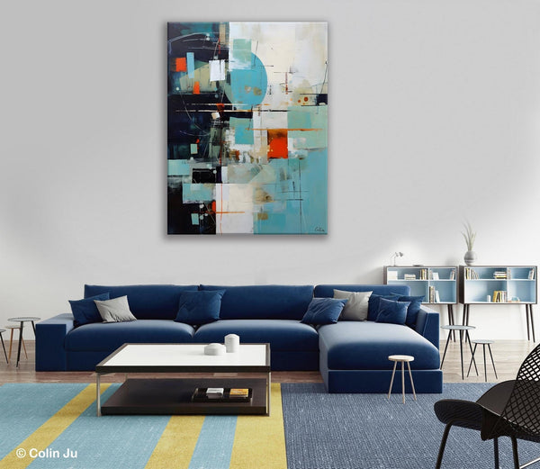 Contemporary Acrylic Painting on Canvas, Large Wall Art Painting for Bedroom, Original Canvas Art, Oversized Modern Abstract Wall Paintings-ArtWorkCrafts.com