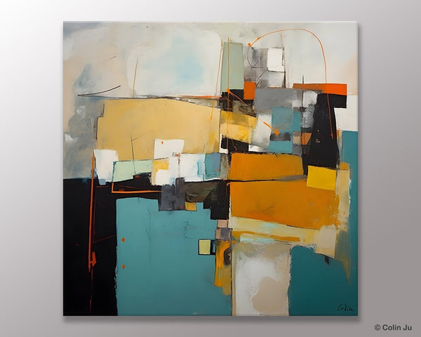 Contemporary Canvas Art for Living Room, Modern Acrylic Paintings, Original Modern Paintings, Extra Large Abstract Paintings on Canvas-ArtWorkCrafts.com