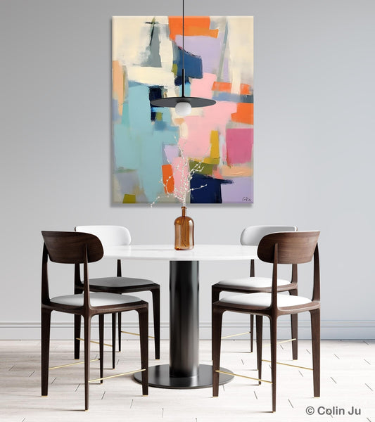 Large Wall Art Painting for Bedroom, Original Canvas Art, Contemporary Acrylic Painting on Canvas, Oversized Modern Abstract Wall Paintings-ArtWorkCrafts.com