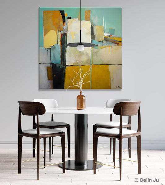 Modern Canvas Paintings, Contemporary Canvas Art, Original Modern Wall Art, Modern Acrylic Artwork, Large Abstract Painting for Bedroom-ArtWorkCrafts.com
