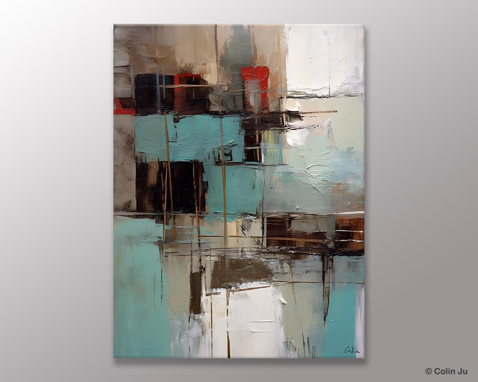 Original Canvas Art, Contemporary Acrylic Painting on Canvas, Large Wall Art Painting for Bedroom, Oversized Modern Abstract Wall Paintings-ArtWorkCrafts.com