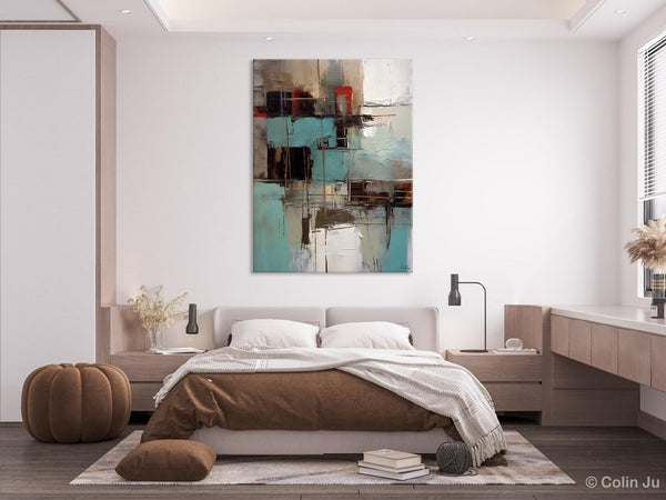 Original Canvas Art, Contemporary Acrylic Painting on Canvas, Large Wall Art Painting for Bedroom, Oversized Modern Abstract Wall Paintings-ArtWorkCrafts.com