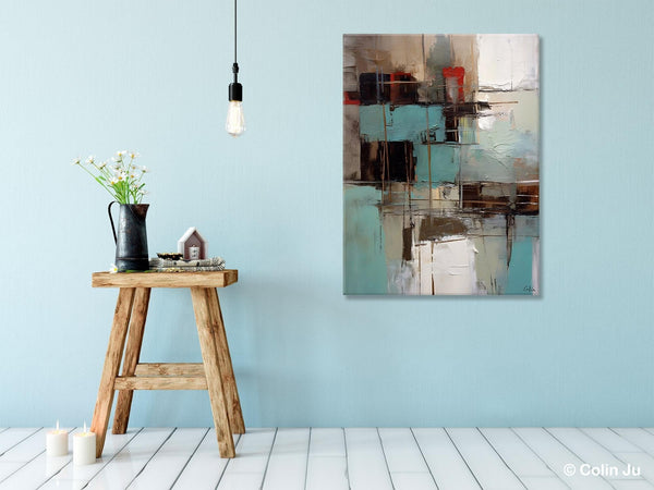 Original Canvas Art, Contemporary Acrylic Painting on Canvas, Large Wall Art Painting for Bedroom, Oversized Modern Abstract Wall Paintings-ArtWorkCrafts.com