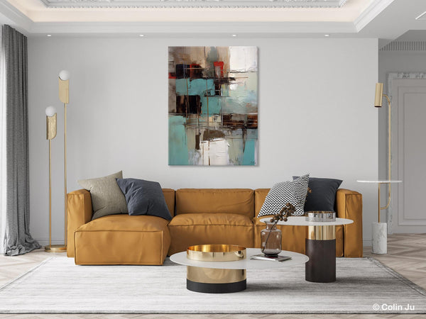 Original Canvas Art, Contemporary Acrylic Painting on Canvas, Large Wall Art Painting for Bedroom, Oversized Modern Abstract Wall Paintings-ArtWorkCrafts.com