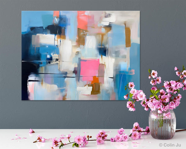 Large Wall Art Paintings, Simple Canvas Art, Contemporary Painting on Canvas, Original Canvas Wall Art for sale, Simple Abstract Paintings-ArtWorkCrafts.com