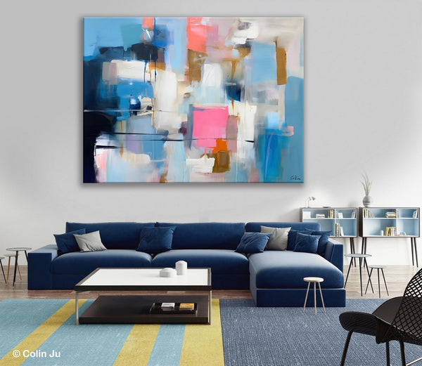 Large Wall Art Paintings, Simple Canvas Art, Contemporary Painting on Canvas, Original Canvas Wall Art for sale, Simple Abstract Paintings-ArtWorkCrafts.com