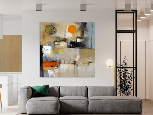 Large Abstract Art for Bedroom, Simple Modern Acrylic Art, Modern Original Abstract Art, Canvas Paintings for Sale, Contemporary Canvas Art-ArtWorkCrafts.com