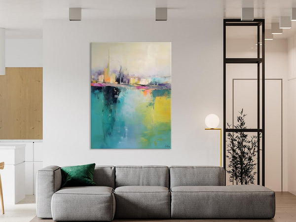Large Wall Art Painting for Dining Room, Oversized Abstract Art Paintings,Original Canvas Artwork, Contemporary Acrylic Painting on Canvas-ArtWorkCrafts.com