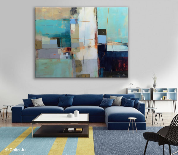Hand Painted Original Canvas Wall Art, Large Canvas Art Painting for Bedroom, Huge Modern Abstract Paintings, Contemporary Acrylic Paintings-ArtWorkCrafts.com