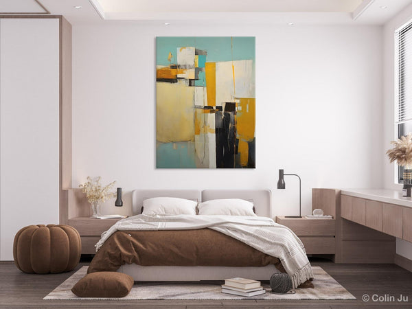 Large Modern Canvas Wall Art Paintings, Large Wall Art Paintings for Bedroom, Original Abstract Art, Hand Painted Acrylic Painting on Canvas-ArtWorkCrafts.com