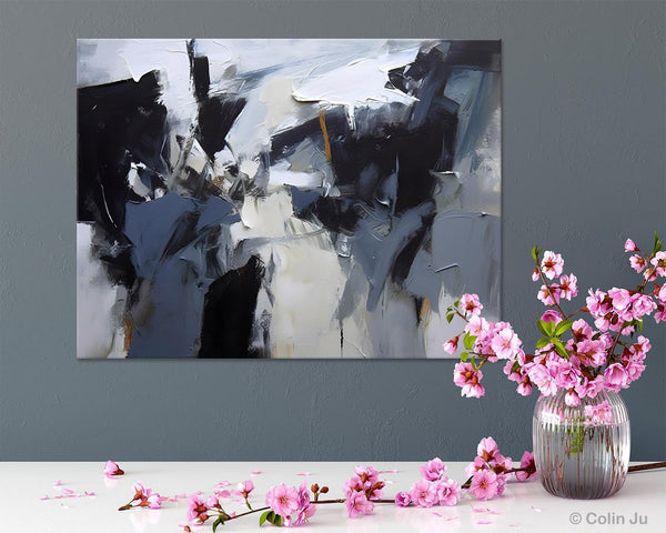 Simple Canvas Art, Contemporary Painting on Canvas, Extra Large Wall Art Paintings, Original Canvas Art for sale, Simple Abstract Paintings-ArtWorkCrafts.com