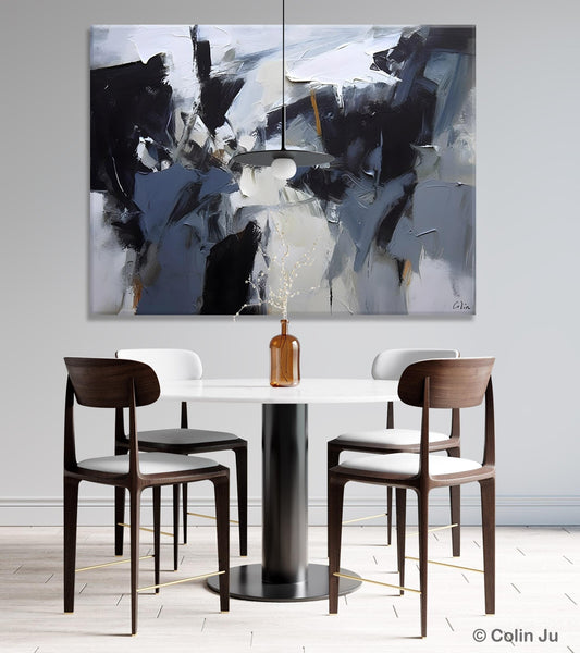 Simple Canvas Art, Contemporary Painting on Canvas, Extra Large Wall Art Paintings, Original Canvas Art for sale, Simple Abstract Paintings-ArtWorkCrafts.com