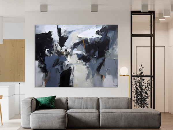 Simple Canvas Art, Contemporary Painting on Canvas, Extra Large Wall Art Paintings, Original Canvas Art for sale, Simple Abstract Paintings-ArtWorkCrafts.com