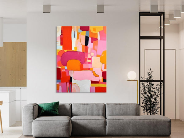Large Modern Canvas Artwork, Original Wall Art Paintings, Large Paintings for Bedroom, Hand Painted Canvas Art, Acrylic Painting on Canvas-ArtWorkCrafts.com