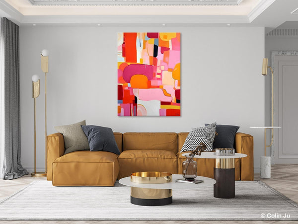 Large Modern Canvas Artwork, Original Wall Art Paintings, Large Paintings for Bedroom, Hand Painted Canvas Art, Acrylic Painting on Canvas-ArtWorkCrafts.com