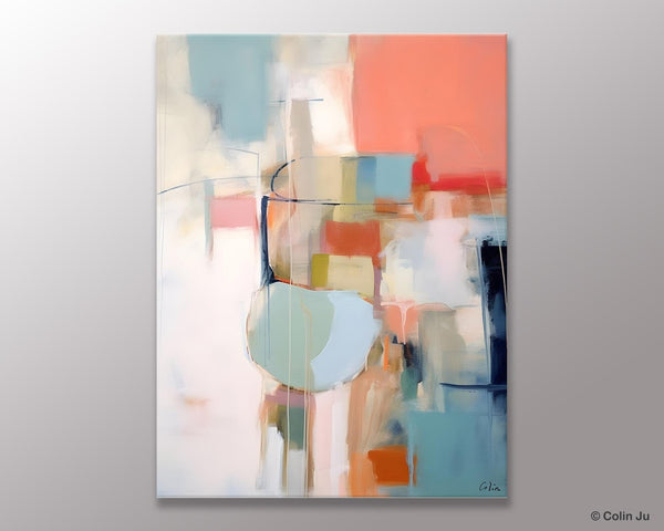 Large Modern Paintings, Original Abstract Canvas Art, Large Wall Painting for Bedroom, Hand Painted Canvas Art, Acrylic Painting on Canvas-ArtWorkCrafts.com