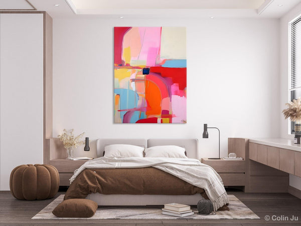 Contemporary Abstract Paintings on Canvas, Oversized Abstract Wall Art Paintings, Large Wall Paintings for Bedroom, Original Abstract Art-ArtWorkCrafts.com