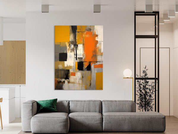 Oversized Abstract Art Paintings, Original Canvas Artwork, Large Wall Art Painting for Dining Room, Contemporary Acrylic Painting on Canvas-ArtWorkCrafts.com