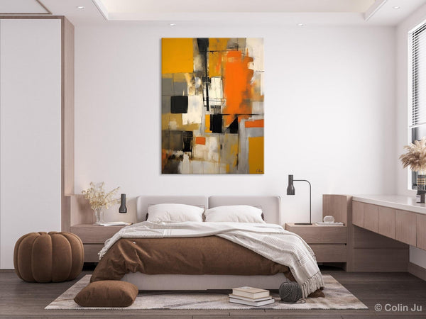 Oversized Abstract Art Paintings, Original Canvas Artwork, Large Wall Art Painting for Dining Room, Contemporary Acrylic Painting on Canvas-ArtWorkCrafts.com