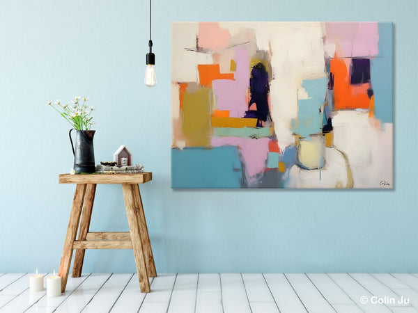 Oversized Abstract Wall Art Paintings, Large Wall Painting for Living Room, Contemporary Abstract Paintings on Canvas, Original Abstract Art-ArtWorkCrafts.com