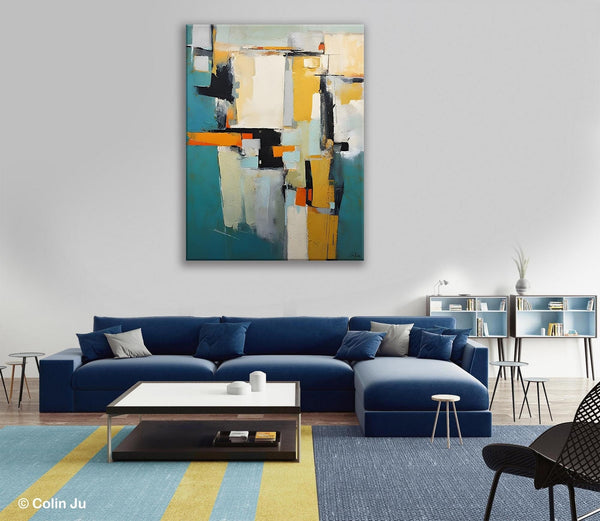 Heavy Texture Paintings, Large Original Wall Art Painting for Bedroom, Large Modern Canvas Paintings, Acrylic Paintings on Canvas-ArtWorkCrafts.com