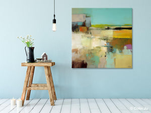 Original Modern Abstract Art for Bedroom, Extra Large Canvas Paintings for Living Room, Abstract Wall Art for Sale, Simple Modern Art-ArtWorkCrafts.com
