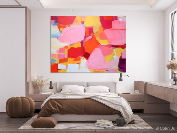 Original Modern Artwork, Large Wall Art Painting for Bedroom, Oversized Abstract Wall Art Paintings, Contemporary Acrylic Painting on Canvas-ArtWorkCrafts.com