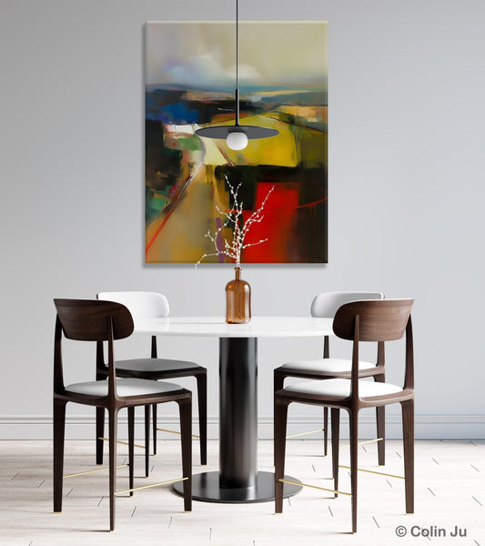 Oversized Abstract Wall Art Paintings, Large Wall Paintings for Bedroom, Contemporary Abstract Paintings on Canvas, Original Abstract Art-ArtWorkCrafts.com