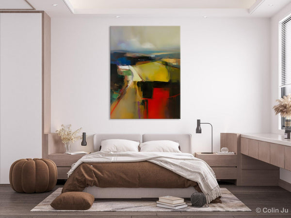 Oversized Abstract Wall Art Paintings, Large Wall Paintings for Bedroom, Contemporary Abstract Paintings on Canvas, Original Abstract Art-ArtWorkCrafts.com
