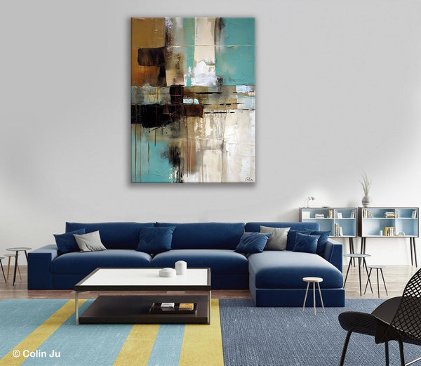 Hand Painted Canvas Art, Modern Paintings, Extra Large Paintings for Living Room, Large Contemporary Wall Art, Original Abstract Painting-ArtWorkCrafts.com