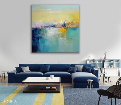 Modern Canvas Paintings, Contemporary Canvas Art, Original Modern Wall Art, Modern Acrylic Artwork, Large Abstract Painting for Bedroom-ArtWorkCrafts.com