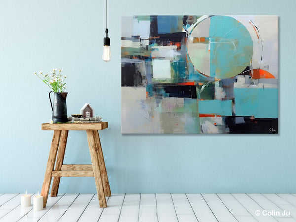 Extra Large Modern Canvas Paintings, Hand Painted Canvas Art, Large Original Wall Art Painting for Bedroom, Acrylic Paintings on Canvas-ArtWorkCrafts.com