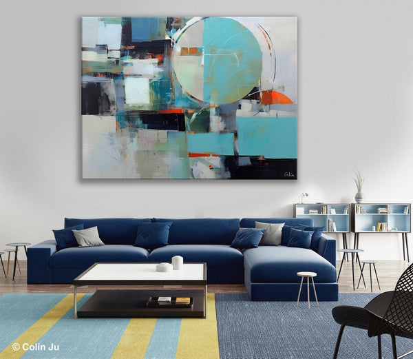 Extra Large Modern Canvas Paintings, Hand Painted Canvas Art, Large Original Wall Art Painting for Bedroom, Acrylic Paintings on Canvas-ArtWorkCrafts.com