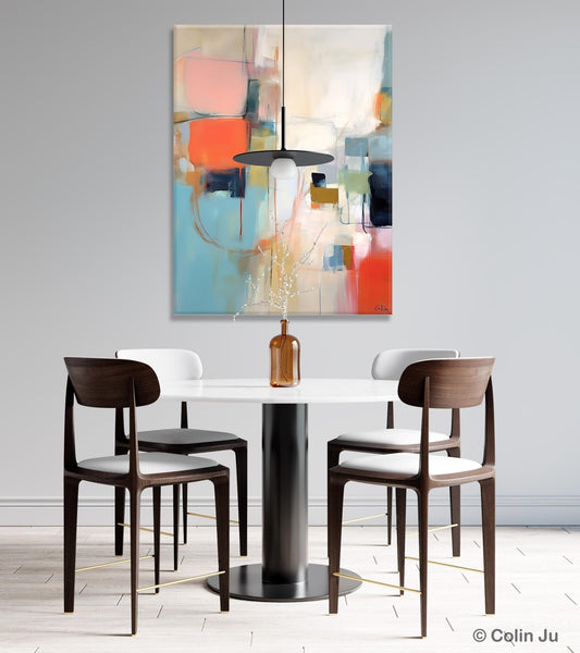 Large Wall Paintings for Bedroom, Original Abstract Art, Contemporary Abstract Paintings on Canvas, Oversized Abstract Wall Art Paintings-ArtWorkCrafts.com